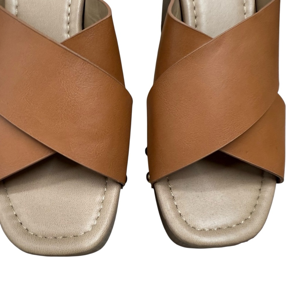 Quipid Brown Platform Women's Sandals size 7 GUC - Picture 2 of 8